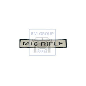 12339063 DECAL, M16 RIFLE