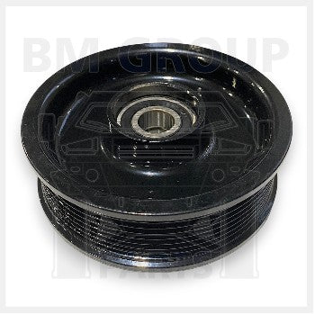 12380007 PULLEY, IDLER, 8 GROOVE, 4''