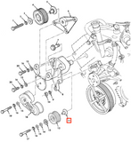 12469473 SPACER, IDLER PULLEY