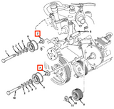 12469473 SPACER, IDLER PULLEY