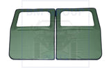 SOFT DOOR FRONT KIT GREEN (SET OF 2 FRONT DOORS)