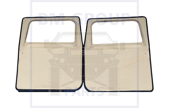 SOFT DOOR FRONT KIT TAN (SET OF 2 FRONT DOORS)