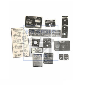 312.10519 LABEL DECAL SET INTERIOR