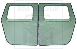 SOFT DOOR REAR KIT GREEN (SET OF 2 REAR DOORS)