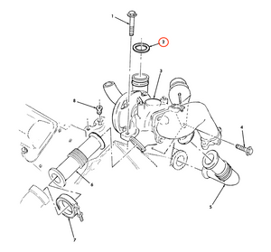 5745167 / SEAL, O-RING (TURBO) {AIR INTAKE}